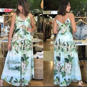 FARM Rio sonho de verao tropical floral maxi dress
